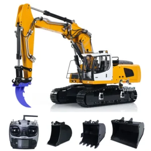 MTM 1/14 946-3 RC 3 Arms  Hydraulic ARTR Tracked Excavator Digger With Ripper Grab Tiltable Bucket